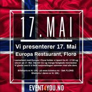17. Mai @Europa Restaurant, Florø - Kl. 17.00
