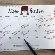 Planlegg Rampenissens julekalender - last ned og skriv ut kalender, helt gratis!