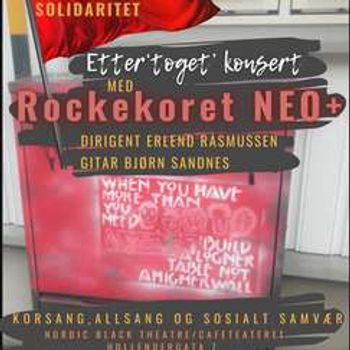 1. mai konsert med Rockekoret NEO+