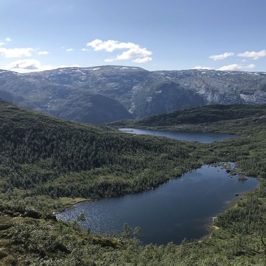 Utsiktstur til Oksla på Nygard i Modalen