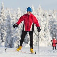 Skitur mellom Grotli og Danskehytta