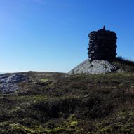 Båtevassfjellet (Grønestølsvarden) fra Einestrand