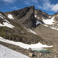 Kågtind - tredje høyste øyfjell i Norge.