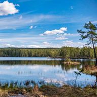 Finholtsjøen rundt fra Haga skytebane