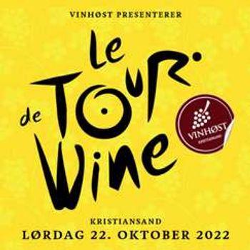 Le Tour De Wine - Lørdag 22. oktober 2022 -  UTSOLGT! 