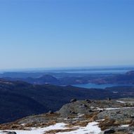 Gråhorgja frå Kolbeinshauglia (740 m.o.h.)