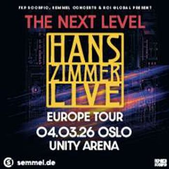 Shuttlebuss til Unity Arena - HANS ZIMMER LIVE - The Next Level