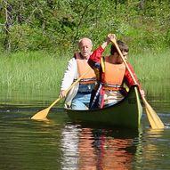 Rundtur i kano på femunden