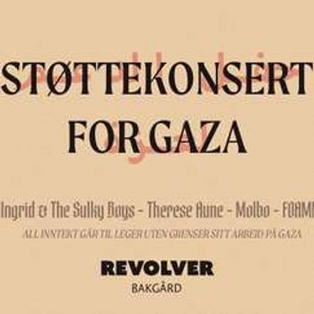 Støttekonsert for Gaza // REVOLVER BAKGÅRD