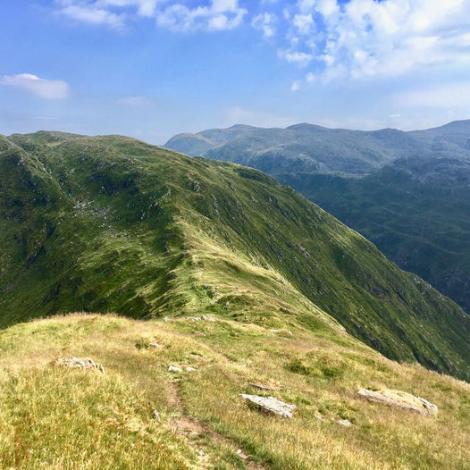 Trefjellstur fra Bontveit: Hausdalshorga, Austefjellet, Sletteggen