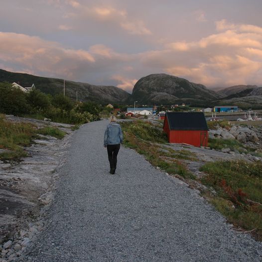 Strandpromenaden i Osen