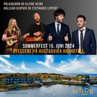 Sommerfest med Polkabjørn & Kleine Heine + Hallvar Djupvik & Stephanie Lippert