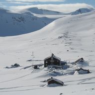 Skitur mellom Gjendesheim og Glitterheim