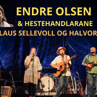 Endre Olsen & Hestehandlarane hyller Ivar Medaas. Med Claus Sellevoll og Halvor Folgerø