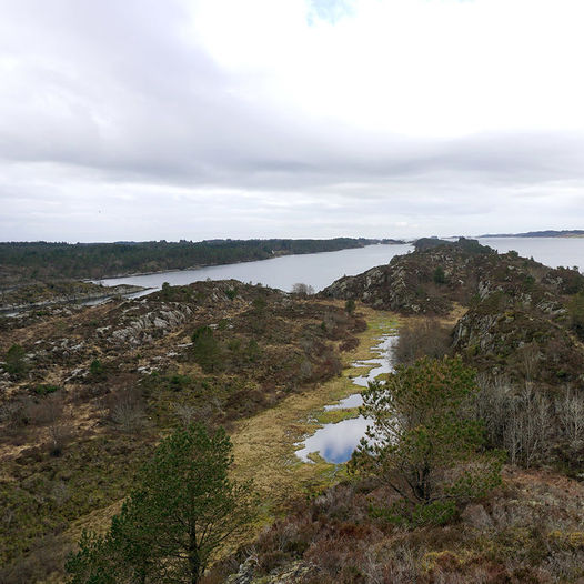 Steinalderstien på Rapeneset