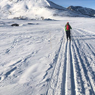 Topptur på ski til Heimdalshøe fra Gjendesheim
