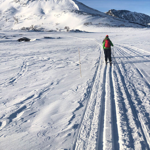 Topptur på ski til Heimdalshøe fra Gjendesheim
