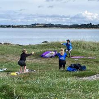 Yoga på stranden