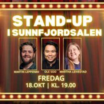 STAND-UP SHOW SUNNFJORDSALEN // MARTIN LEPPERØD // OLE SOO & MARTHA LEIVESTAD // 18/10-24