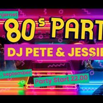 80&90s party med DJ Pete & Jessie // Olsen på Hjørnet