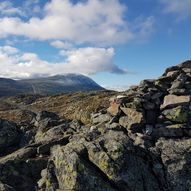 Topptur til Toreskyrkja 1364 moh, fra Kvitåvatn