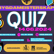 BYGDAMEISTERSKAP I QUIZ - SD24