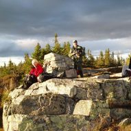 Topptur til Tjuvåskampen på Totenåsen