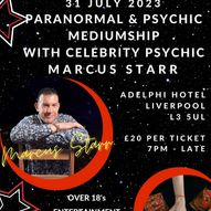 Paranormal & Psychic Mediumship Event with Celebrity Psychic Marcus Starr