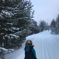 Idylliske Svarttjønna på ski