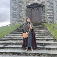 Open church and entrance to Nordvegen History centre June 20th