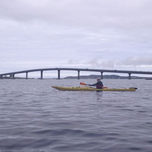 Padletur i havgapet i Giske kommune