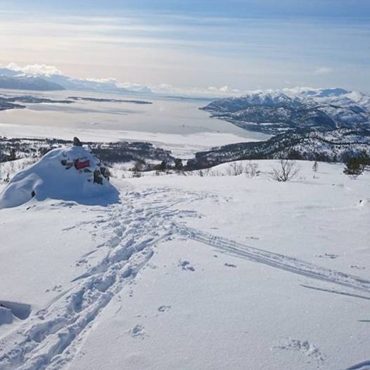 Sagatun/lysløypa - Vardnesfjellet