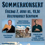 Sommerkonsert i Kulturhuset Sentrum