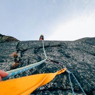 Klatrerute i Lofoten