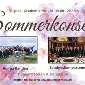 Kor på Randen og Sandneskameratene Sommerkonsert