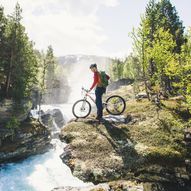 Stisykling på Lesjaskog