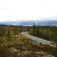 Vassfjellet rundt på sykkel