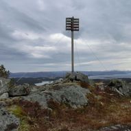 Staurfjellet, fra Akset  -  KP