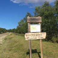 "Utsikten" gapahuk i Bergsgrenda, Dovre