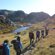 Stordalen til Vardadalsbu via Fjellvassbu