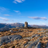 Røafjellet (589 m.o.h) frå Rød