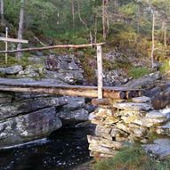 Rasteplassen Eikefjord Ytre Knappstadstøylen over Betnene