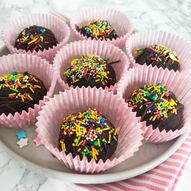Cake pops i muffinsformer er enkelt og supergodt