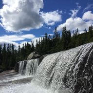 Trollfossen i Buskerud