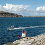 Vingsand - Bjørsneset fyrlykt - Åkvikfjellet i Osen. Buldring i verdensklasse