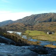 Familietur med telt og fiskestang til Fossvatnet ved Dyrkolbotn