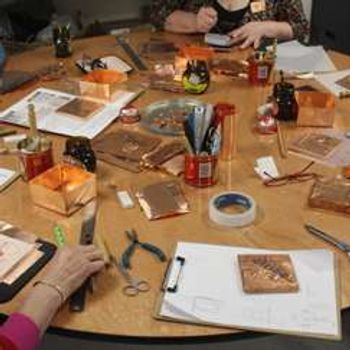 Adult Art Workshop: Make an Embossed Copper Box with Bryony Knox