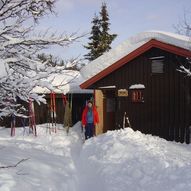 Overnattingstur på ski til Djupslia fra Hafjell