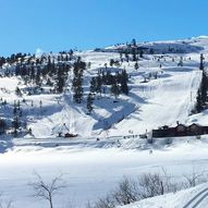 Kjelkekjøring på Fagerfjell skisenter