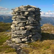 Blåfjellet 638 moh frå Massneset